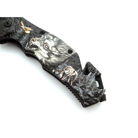 Nóż Ratowniczy Kandar N-353D Sprężynowy Nóż Ratowniczy Kandar N-353D Sprężynowy