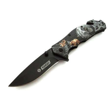 Nóż Ratowniczy Kandar N-353E Sprężynowy