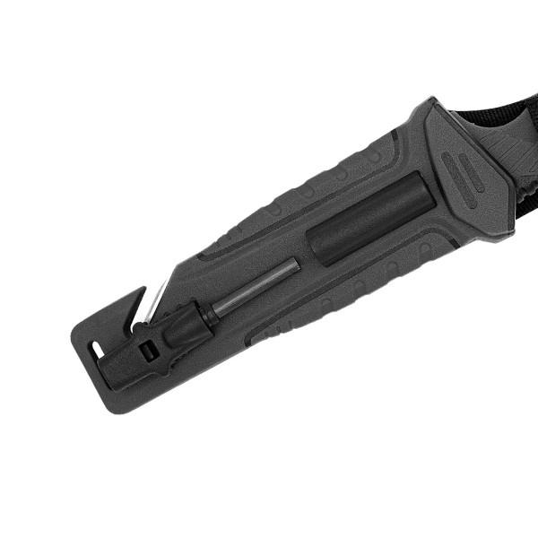 Nóż Taktyczny BSH ADVENTURE N-326A + Krzesiwo i Osełka