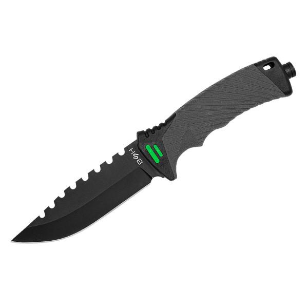 Nóż Taktyczny BSH ADVENTURE N-326B + Krzesiwo i Osełka