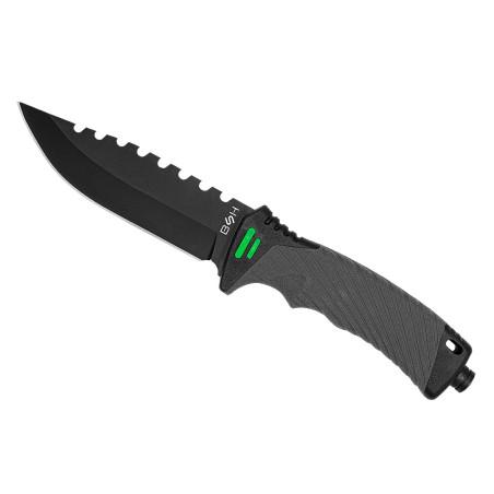 Nóż Taktyczny BSH ADVENTURE N-326B + Krzesiwo i Osełka