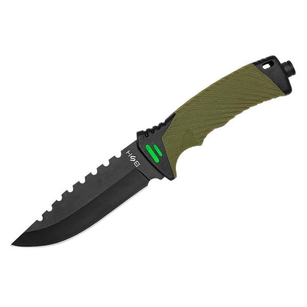 Nóż Taktyczny BSH ADVENTURE N-327B + Krzesiwo i Osełka Nóż Taktyczny BSH ADVENTURE N-327B + Krzesiwo i Osełka