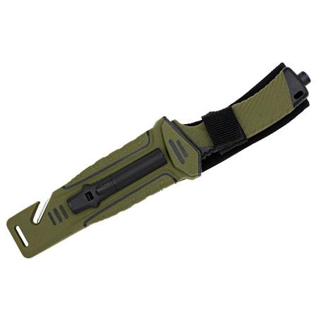 Nóż Taktyczny BSH ADVENTURE N-327B + Krzesiwo i Osełka Nóż Taktyczny BSH ADVENTURE N-327B + Krzesiwo i Osełka