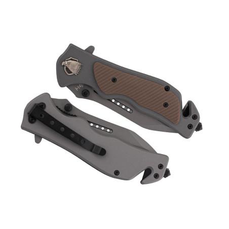 Nóż Ratowniczy BSH ADVENTURE N-389 Sprężynowy