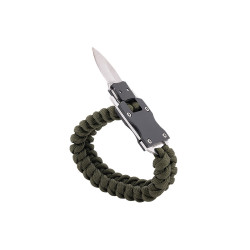 Bransoletka Survivalowa Paracord z Nożem BR-008 2