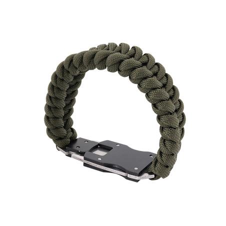Bransoletka Survivalowa Paracord z Nożem BR-008