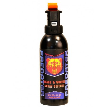 Gaz Pieprzowy Na Niedźwiedzie PREDATOR 330ml Gaśnica Stożek Mgły G-065 Gaz Pieprzowy Na Niedźwiedzie PREDATOR 330ml Gaśnica Stożek Mgły G-065