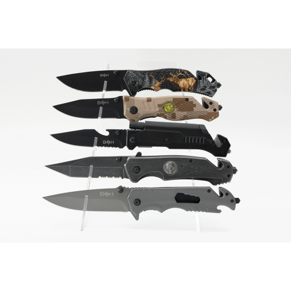 Stojak ekspozycyjny na noże BSH ADVENTURE S2