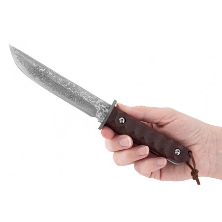 Nóż myśliwski ze stali damasceńskiej TAKOMA N-958 Nóż myśliwski ze stali damasceńskiej TAKOMA N-958