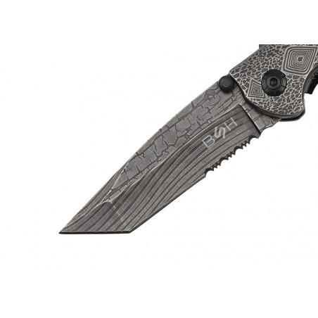 Nóż Ratowniczy BSH ADVENTURE N-392A Sprężynowy