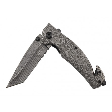 Nóż Ratowniczy BSH ADVENTURE N-392A Sprężynowy