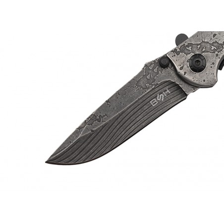 Nóż Ratowniczy BSH ADVENTURE N-392B Sprężynowy