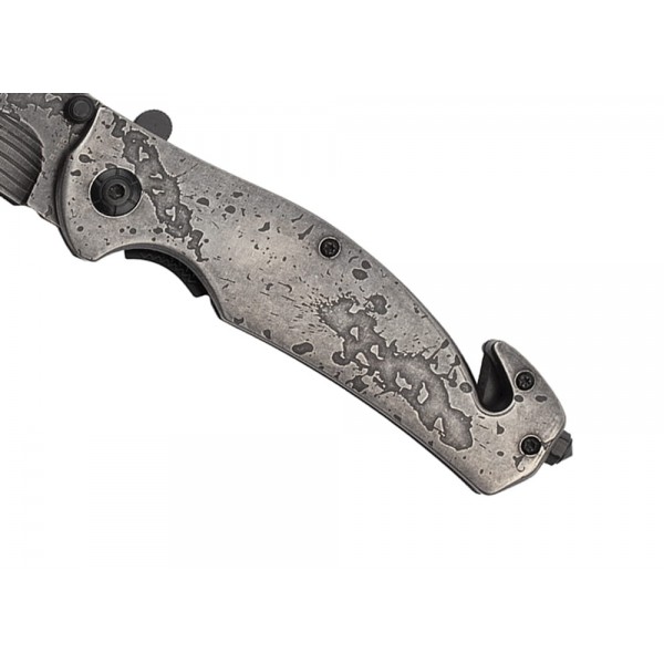 Nóż Ratowniczy BSH ADVENTURE N-392B Sprężynowy