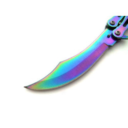 Nóż Motylek Rainbow N-454E 2