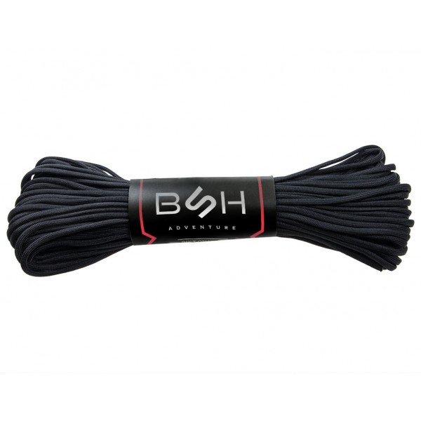 Linka Paracord BSH ADVENTURE Czarna BR-005B
