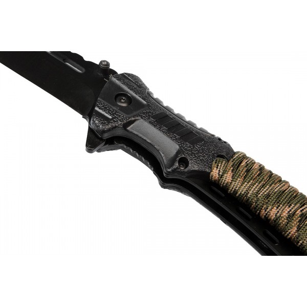 Nóż sprężynowy z krzesiwem HASTAA 02-HS-501