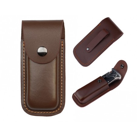 Skórzany pokrowiec na nóż składany BSH ADVENTURE N-996X