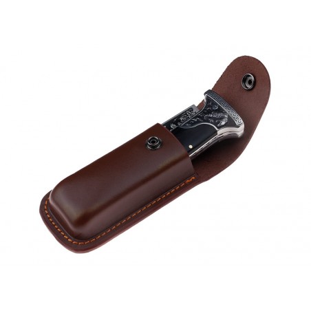 Skórzany pokrowiec na nóż składany BSH ADVENTURE N-996X