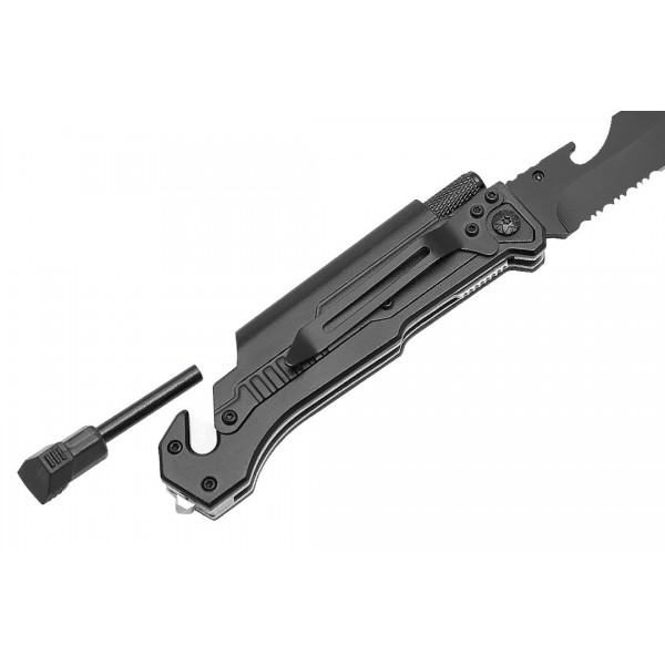 Nóż Ratowniczy BSH ADVENTURE 3w1 N-061Z Latarka Krzesiwo Nóż Ratowniczy BSH ADVENTURE 3w1 N-061Z Latarka Krzesiwo