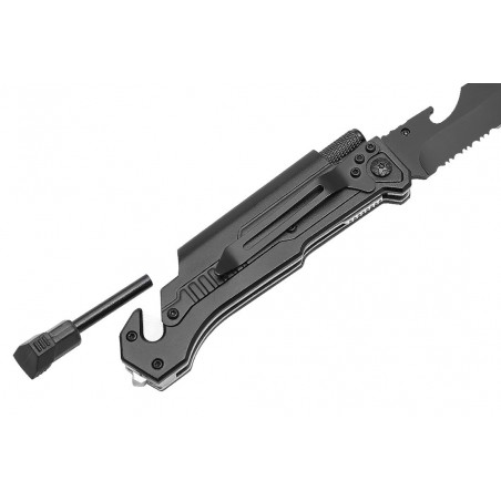 Nóż Ratowniczy BSH ADVENTURE 3w1 N-061Z Latarka Krzesiwo Nóż Ratowniczy BSH ADVENTURE 3w1 N-061Z Latarka Krzesiwo