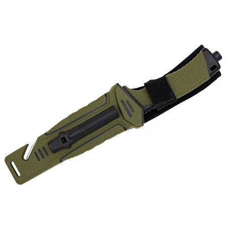 Nóż Taktyczny BSH ADVENTURE N-327A + Krzesiwo i Osełka