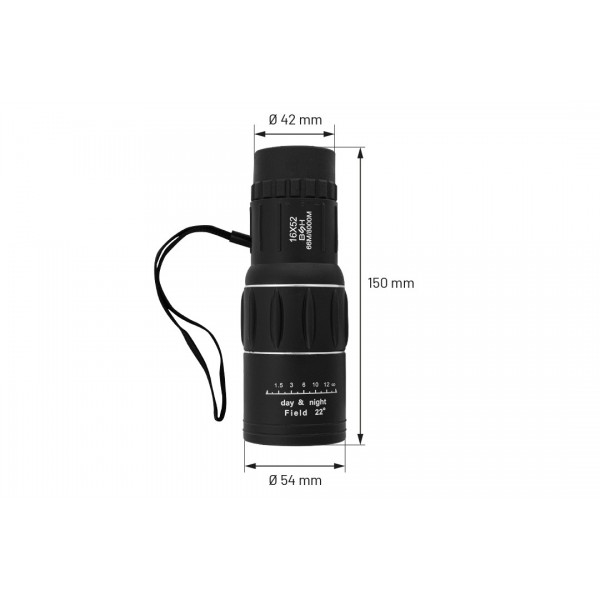 Monokular BSH ADVENTURE 16x52 LR-110