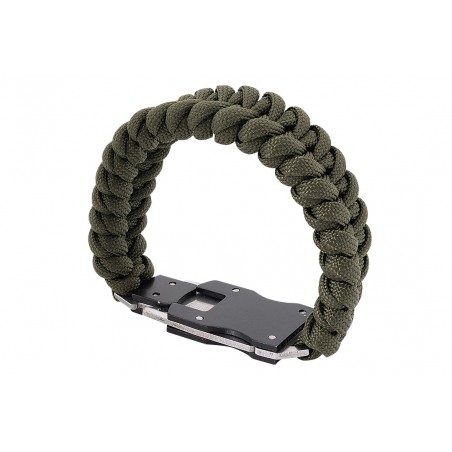 Bransoletka Survivalowa Paracord z Nożem BR-008