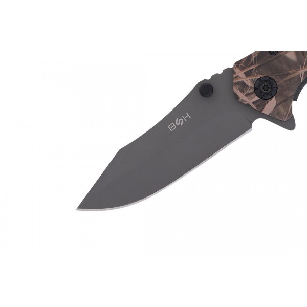 Nóż Ratowniczy BSH ADVENTURE N-537C Sprężynowy