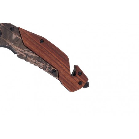 Nóż Ratowniczy BSH ADVENTURE N-537C Sprężynowy