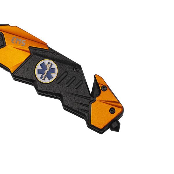 Nóż Ratowniczy ALBAINOX N-384B 18122-A Sprężynowy