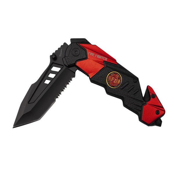 Nóż Ratowniczy ALBAINOX N-384G 18123-A Sprężynowy