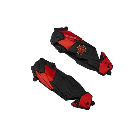 Nóż Ratowniczy ALBAINOX N-384G 18123-A Sprężynowy