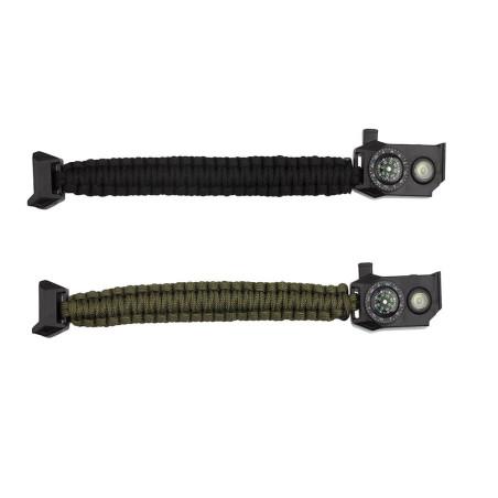 Bransoletka Survivalowa 9w1 Paracord Krzesiwo Kompas Latarka BR-004 Bransoletka Survivalowa 9w1 Paracord Krzesiwo Kompas Latarka BR-004