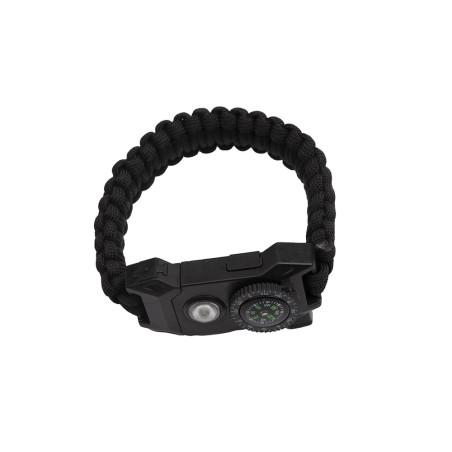 Bransoletka Survivalowa 9w1 Paracord Krzesiwo Kompas Latarka BR-004 Bransoletka Survivalowa 9w1 Paracord Krzesiwo Kompas Latarka BR-004