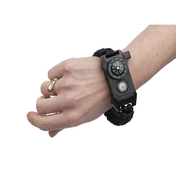 Bransoletka Survivalowa 9w1 Paracord Krzesiwo Kompas Latarka BR-004 Bransoletka Survivalowa 9w1 Paracord Krzesiwo Kompas Latarka BR-004