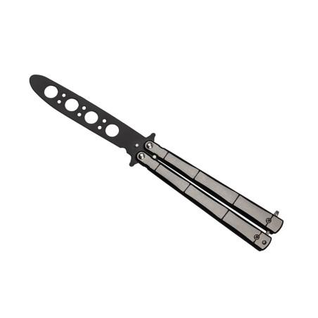 Nóż Motylek Treningowy N-500D