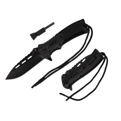 Nóż sprężynowy z krzesiwem HASTAA 01-HS-501