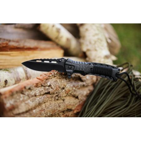 Nóż sprężynowy z krzesiwem HASTAA 01-HS-501