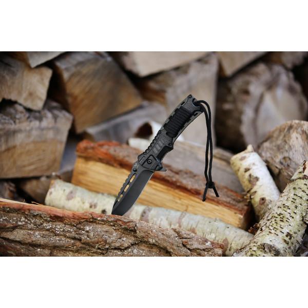 Nóż sprężynowy z krzesiwem HASTAA 01-HS-501