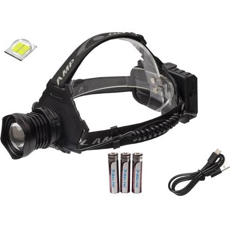 Latarka czołowa X-BALOG BL-T70-P70 LCZ-032 Powerbank