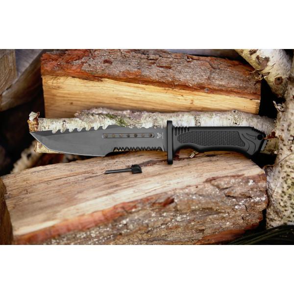 Nóż militarny z krzesiwem HASTAA 01-HS-251