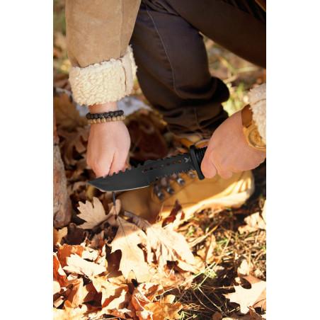 Nóż militarny z krzesiwem HASTAA 01-HS-251