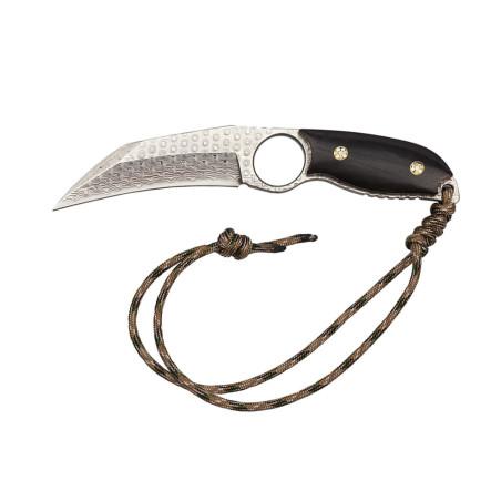 Nóż myśliwski ze stali damasceńskiej BSH N-956 Nóż myśliwski ze stali damasceńskiej BSH N-956