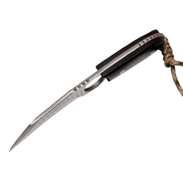 Nóż myśliwski ze stali damasceńskiej BSH N-956 Nóż myśliwski ze stali damasceńskiej BSH N-956