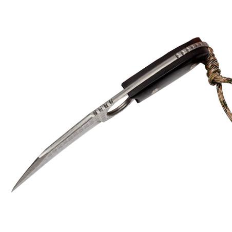 Nóż myśliwski ze stali damasceńskiej BSH N-956 Nóż myśliwski ze stali damasceńskiej BSH N-956