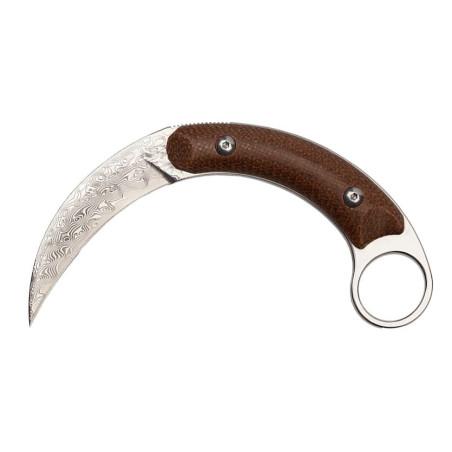 Nóż Karambit ze stali damasceńskiej BSH N-955 Nóż Karambit ze stali damasceńskiej BSH N-955