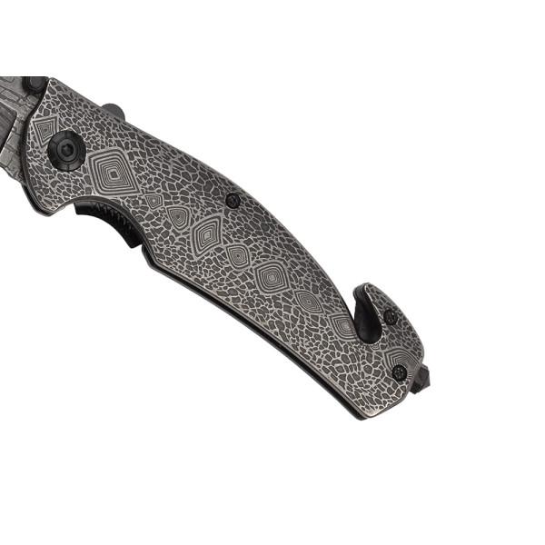 Nóż Ratowniczy Kandar N-392A Sprężynowy