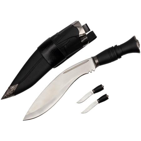 Nóż Myśliwski Kukri + 2 Nożyki BSH N-617