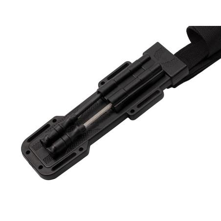 Nóż taktyczny HASTAA 15-HS-251 + krzesiwo i ostrzałka