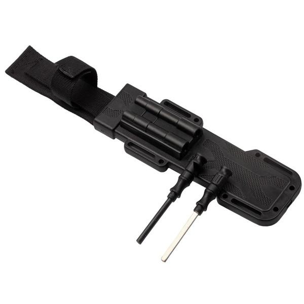 Nóż taktyczny HASTAA 15-HS-251 + krzesiwo i ostrzałka